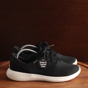 Kizik Sneakers Unisex SZ M10 W11.5 W BLK Madrid Eco Knit Athletic Hands Free NWT